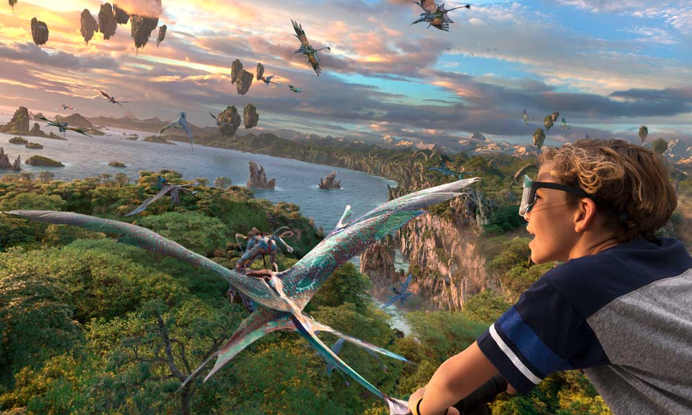 Pandora Avatar Flight Of Passage At Disney's Animal Kingdom. AVATAR Is A Trademark Of Twentieth Century Fox Film Corporation. All Rights Reserved
